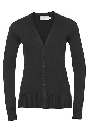 Ladies V-Neck Knitted Cardigan