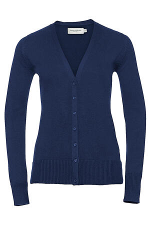 Ladies V-Neck Knitted Cardigan