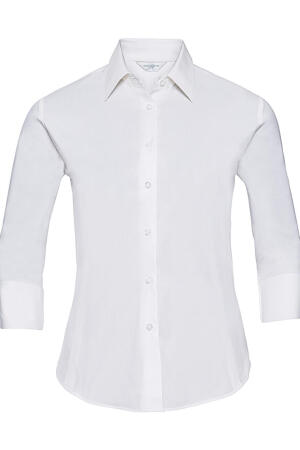 Taillierte Bluse mit 3/4 Arm