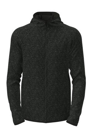 Lux Hooded Knit Fleece Jacket for men