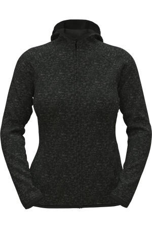 Lux Hooded Knit Fleece Jacket for women