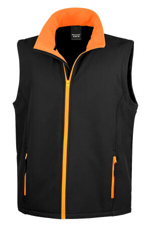 Bedruckbarer Soft Shell Bodywarmer