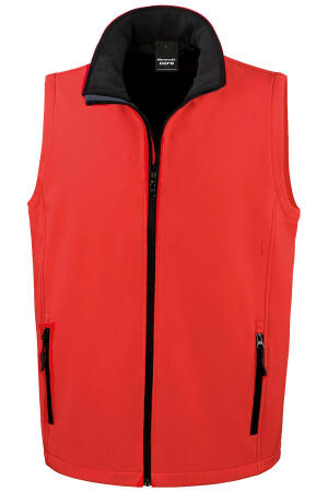 Bedruckbarer Soft Shell Bodywarmer