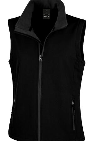 Bedruckbarer Damen Soft Shell Bodywarmer