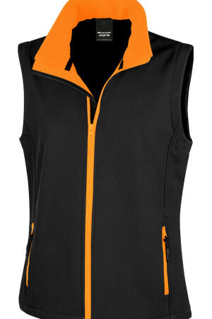 Bedruckbarer Damen Soft Shell Bodywarmer