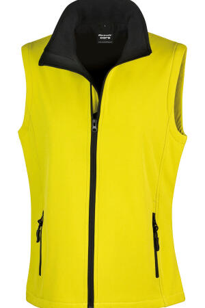 Bedruckbarer Damen Soft Shell Bodywarmer