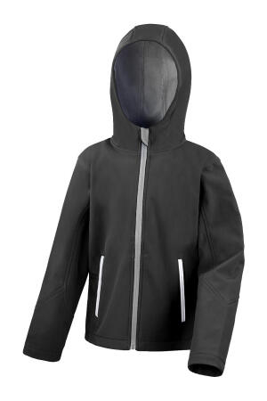 Kids TX Performance Hooded Softshell Jacket