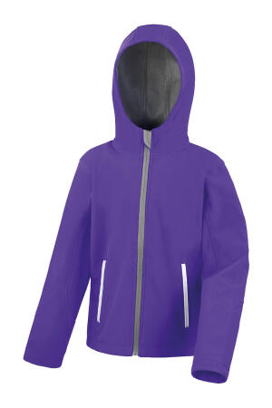 Kids TX Performance Hooded Softshell Jacket