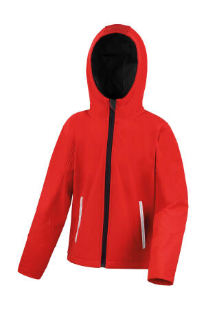 Kids TX Performance Hooded Softshell Jacket