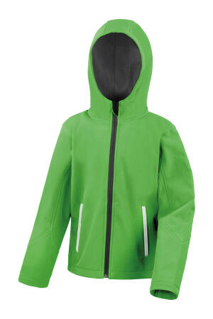Kids TX Performance Hooded Softshell Jacket