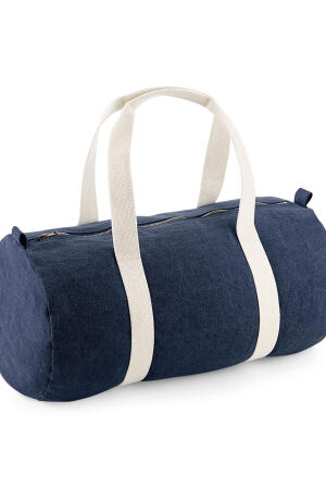 Denim Barrel Bag