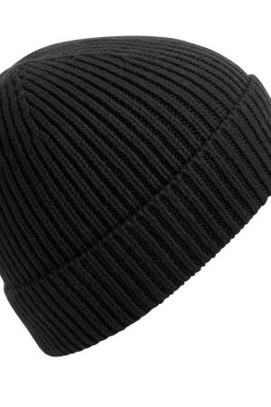 Engineered Knit Ribbed Beanie