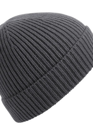 Engineered Knit Ribbed Beanie