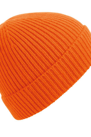 Engineered Knit Ribbed Beanie