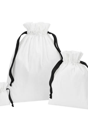 Cotton Gift Bag with Ribbon Drawstring