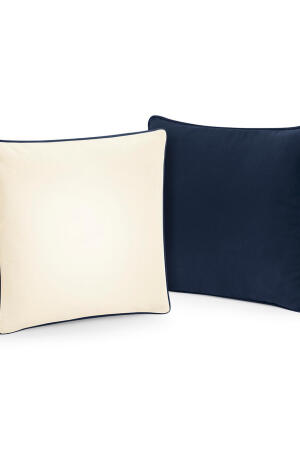 Fairtrade Cotton Piped Cushion Cover