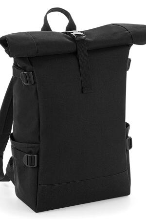 Block Roll-Top Backpack