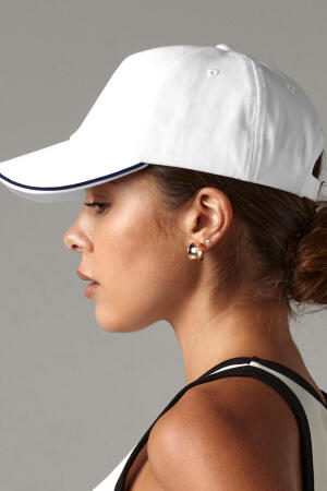 Authentic 5 Panel Cap - Piped Peak