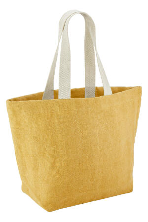 Soft Washed Jute Beach Bag