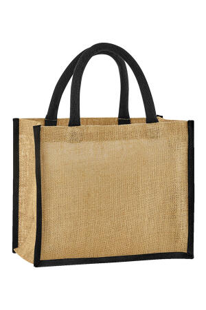 Natural Starched Jute Midi Tote