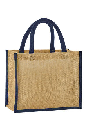 Natural Starched Jute Midi Tote