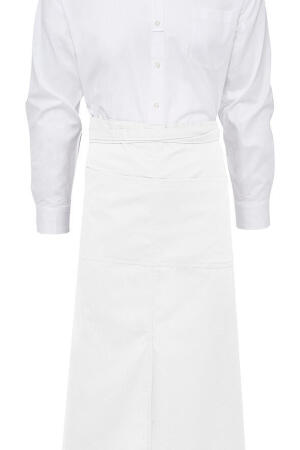 BERLIN Long Bistro Apron with Vent and Pocket