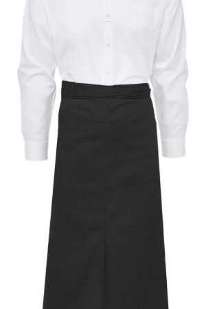 BERLIN Long Bistro Apron with Vent and Pocket