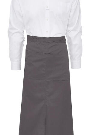 BERLIN Long Bistro Apron with Vent and Pocket