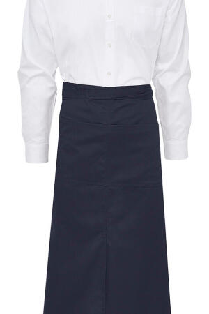 BERLIN Long Bistro Apron with Vent and Pocket