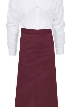 BERLIN Long Bistro Apron with Vent and Pocket