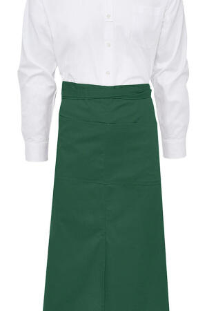 BERLIN Long Bistro Apron with Vent and Pocket