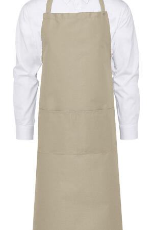 AMSTERDAM Bib Apron with Pocket