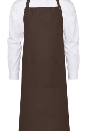 AMSTERDAM Bib Apron with Pocket