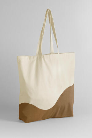 Organic Cotton Wave Print Maxi Tote