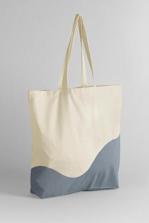 Organic Cotton Wave Print Maxi Tote