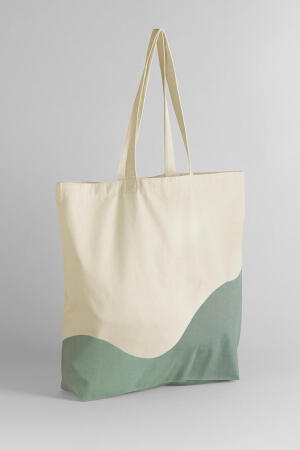 Organic Cotton Wave Print Maxi Tote
