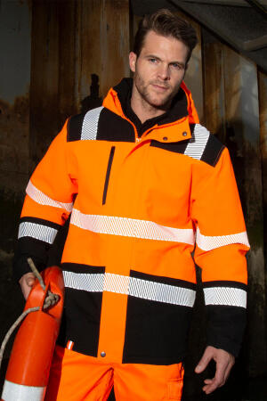 Printable Waterproof Softshell Safety Coat