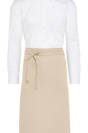 ROME - Medium Length Bistro Apron with Pocket