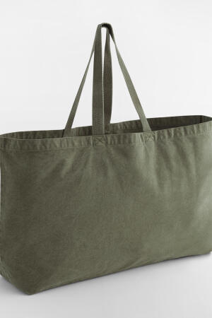 Garment Dyed Oversized Tote Bag