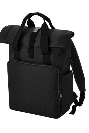 Recycled Twin Handle Roll-Top Laptop Backpack