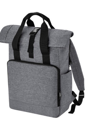 Recycled Twin Handle Roll-Top Laptop Backpack