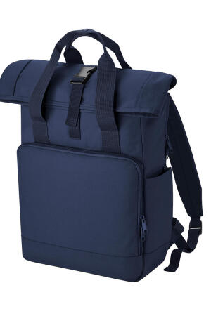Recycled Twin Handle Roll-Top Laptop Backpack