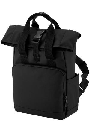 Recycled Mini Twin Handle Roll-Top Backpack