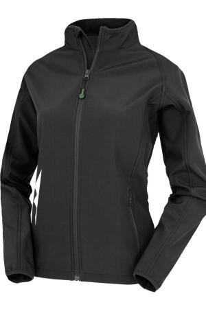 Women`s Recycled 2-Layer Printable Softshell Jkt