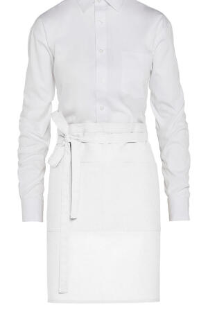 BRUSSELS - Short Recycled Bistro Apron with Pocket