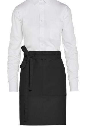 BRUSSELS - Short Recycled Bistro Apron with Pocket