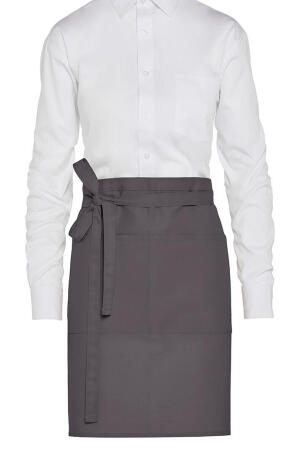 BRUSSELS - Short Recycled Bistro Apron with Pocket