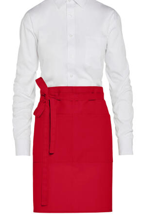 BRUSSELS - Short Recycled Bistro Apron with Pocket