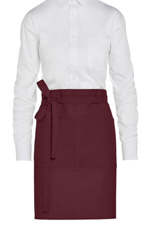 BRUSSELS - Short Recycled Bistro Apron with Pocket