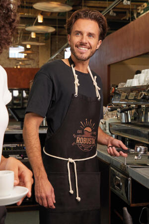 CORSICA - Cord Bib Apron with Pocket